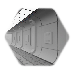 70s Sci Fi Hallway