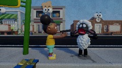 Amanda and wooly...? best friends 5 <uiskull>