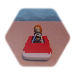 Belle in a go kart MRR3