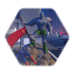 The Death of Superman (Doomsday Puppet)