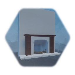 Decorative Fireplace and Mantle