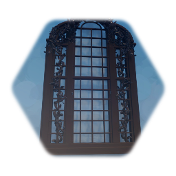 Victorian Window w/Vine Accent