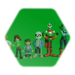 Undertale Characters (Disney Infinity Style)