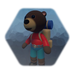 Camping Bear Cub
