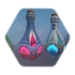 Capped Potion Bottles
