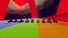 Mario Kart PS Rainbow road