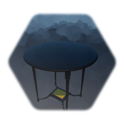 Black Side Table