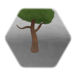 Simple tree with falling leafs