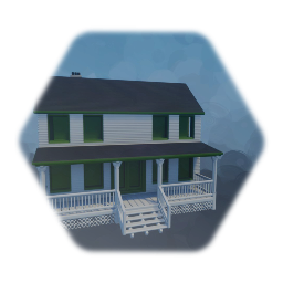 American Colonial farmhouse