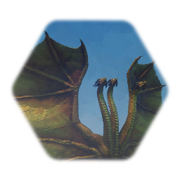 King Ghidorah Test Animation