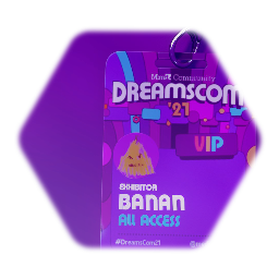 <lrm>#DreamsCom21 banan Lanyard