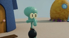 Squidward has a Bomb