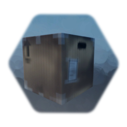 Old Cardboard Box - Closed