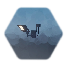 Wall mounted street light