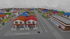 Remix of Japanese  Town Template