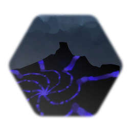 Glowy spiral rock