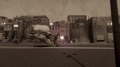 Micky runs from Wario apparition funny