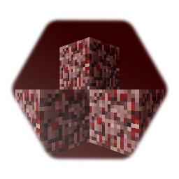 Netherrack Block · Minecraft *(Opaque Square Flecked!)*