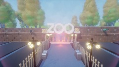 Day at the zoo entrance