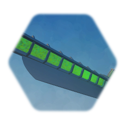 Giant Spaceship Laser Green