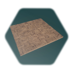 Wooden floor, rough damaged + stickers