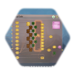 Arcade style cheat code entry logic