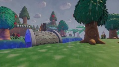 Fanmade Animal Crossing Town (Rain)