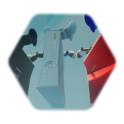 Xbox 360 Console and controllers