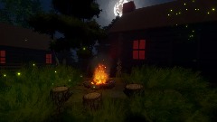 Summer Camp at Night