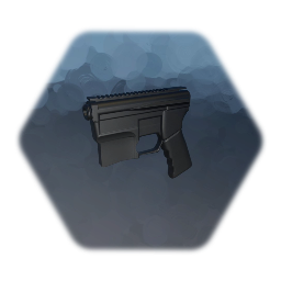 Assault Rifle Receiver and Pistol Grip