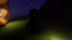 Metal mario exploers a cave