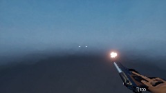 Pistol Handgun gun with functional Grenade