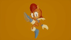 Sally in Sonic's SSBU Pose