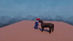 Wario saves horse