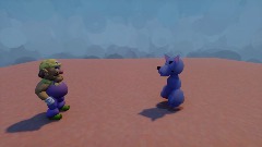 Wario gets scared of a furry