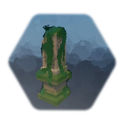Ancient Pillar 2 (Broken, Overgrown)