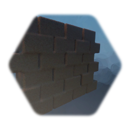 Brick wall section