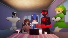 Creepypasta Scene - Playing Nintendo Switch with Joy-Cons