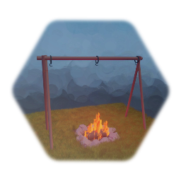 Cooking Stand for Camp Fire