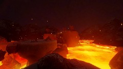 Lava Filled Demon's Falls
