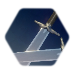 Elegant sword and dagger