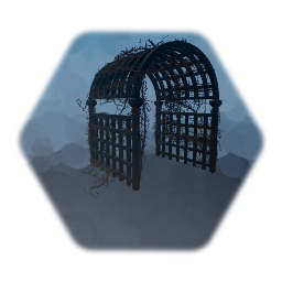 Arbor, Wrought  Iron, With Vines