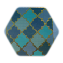 Moroccan Tile (Turquoise Sea)
