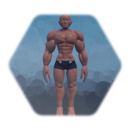 Buff male body template