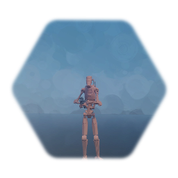 Ai battle droid with combat