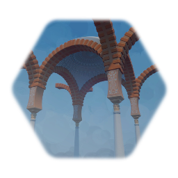 Arabic columns and dome