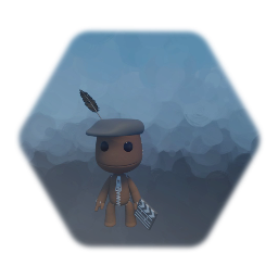 Sackboy with a Clapperboard and Beret