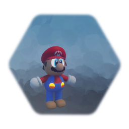 Mario 64 esque Mario model