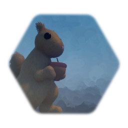 Remix of Squirrel Sculpture