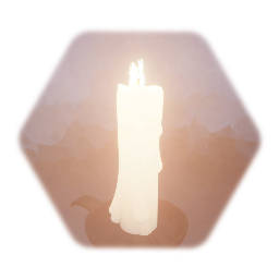 Candle with stand